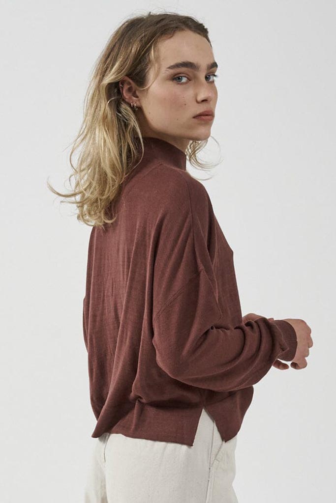 Thrills Pause Knit Pullover Port