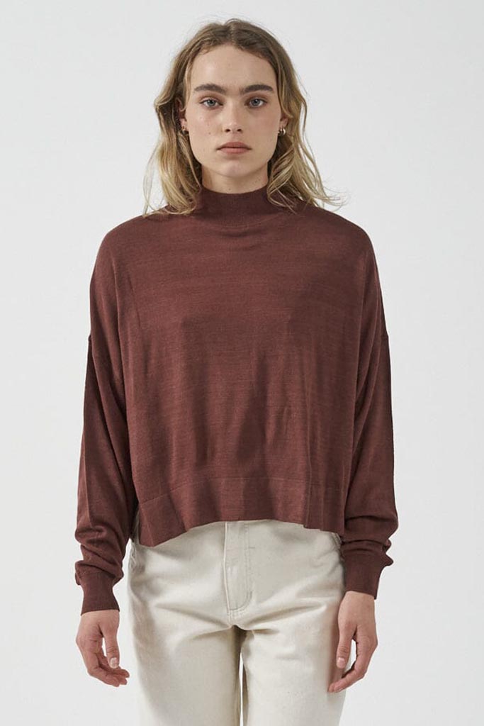 Thrills Pause Knit Pullover Port