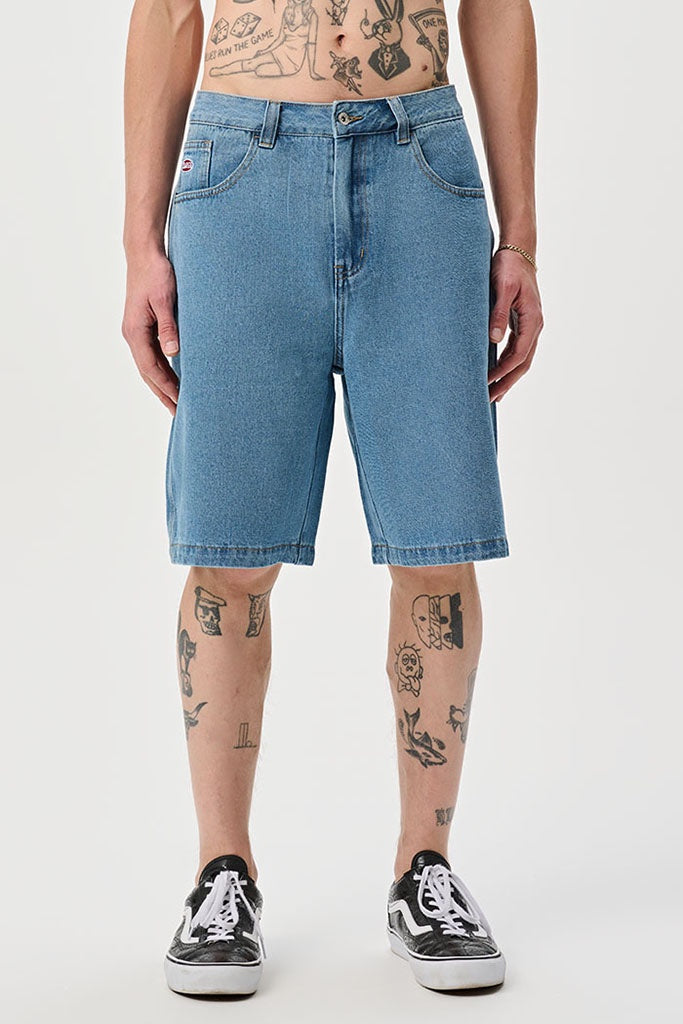 XLARGE Bull Denim 91 Short Mid Blue