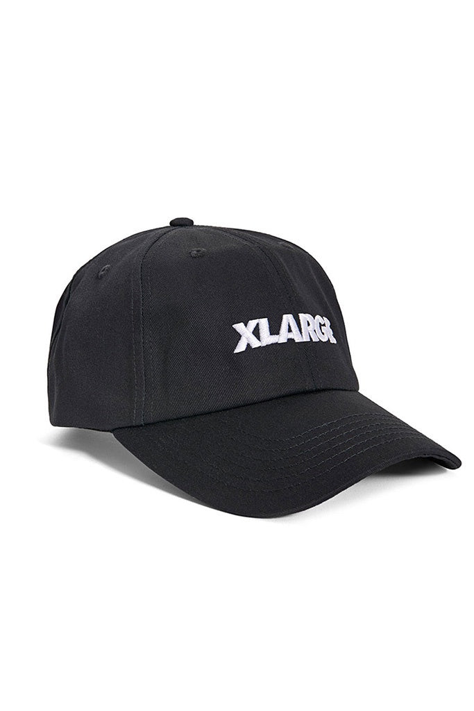 Xlarge Low Profile Text Cap Black