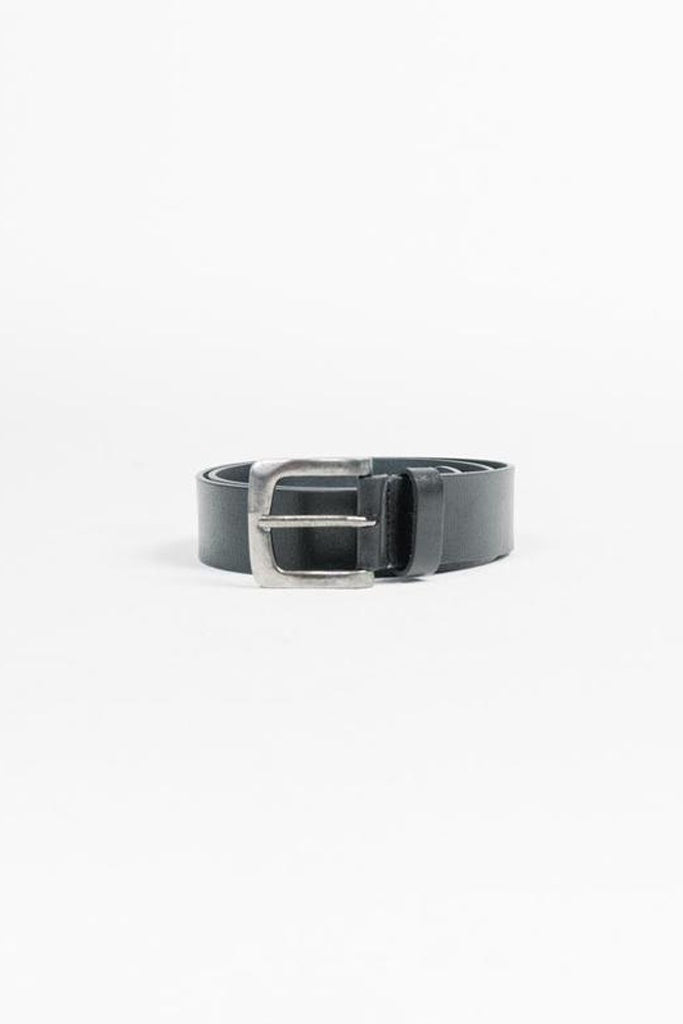 Thrills Wide Leather Belt Black