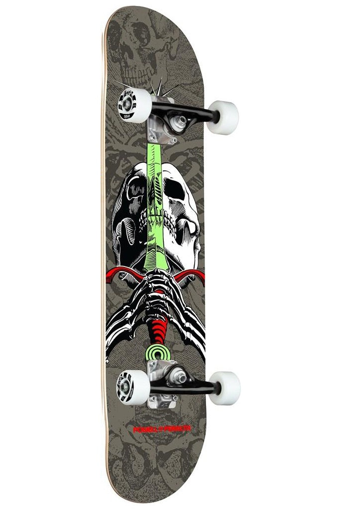 Powell Peralta Skull &amp; Sword One Off Grey Complete 7.5&quot;