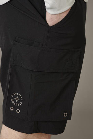 Just Another Fisherman Angler Tech Cargo Shorts Black