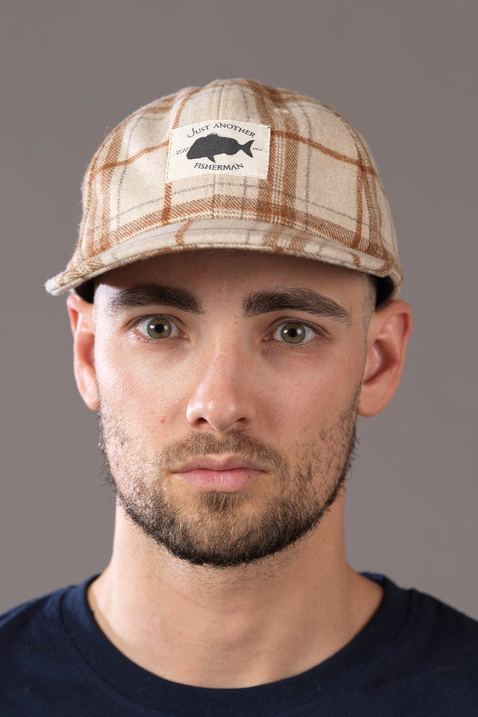 Just Another Fisherman Landing Check Cap Light/Dark Brown Check